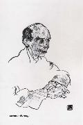 Egon Schiele, Portrait of arnold schonberg